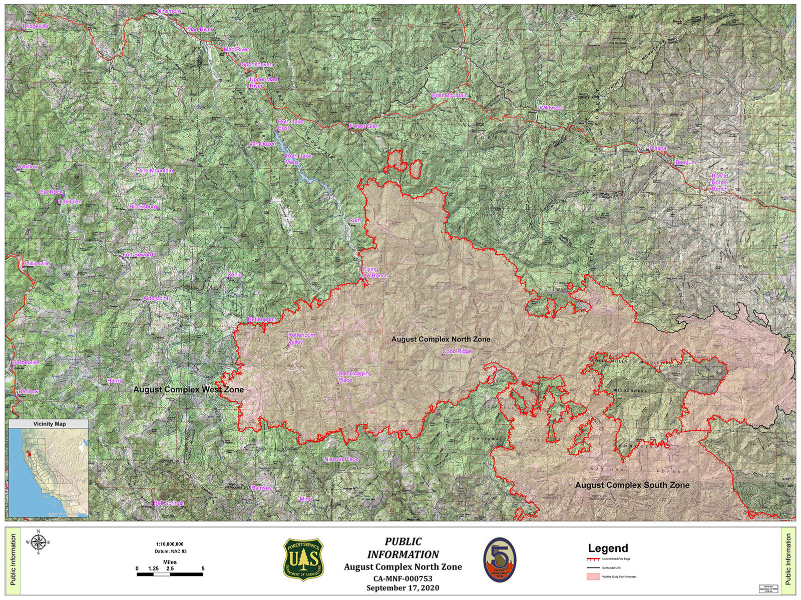August Complex North map